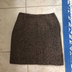 Vintage wool mini skirt